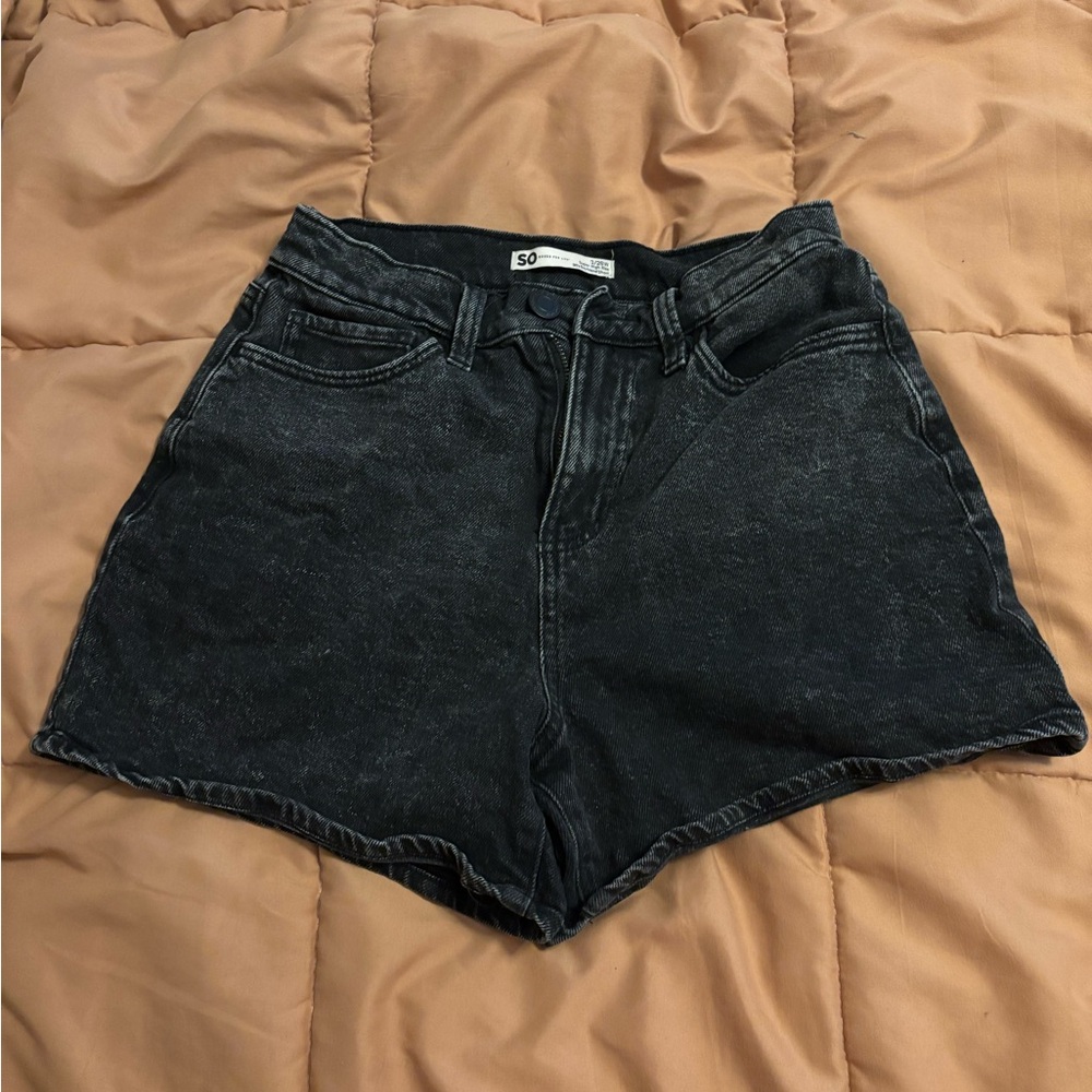SO Women's Dark Denim Jean Shorts
